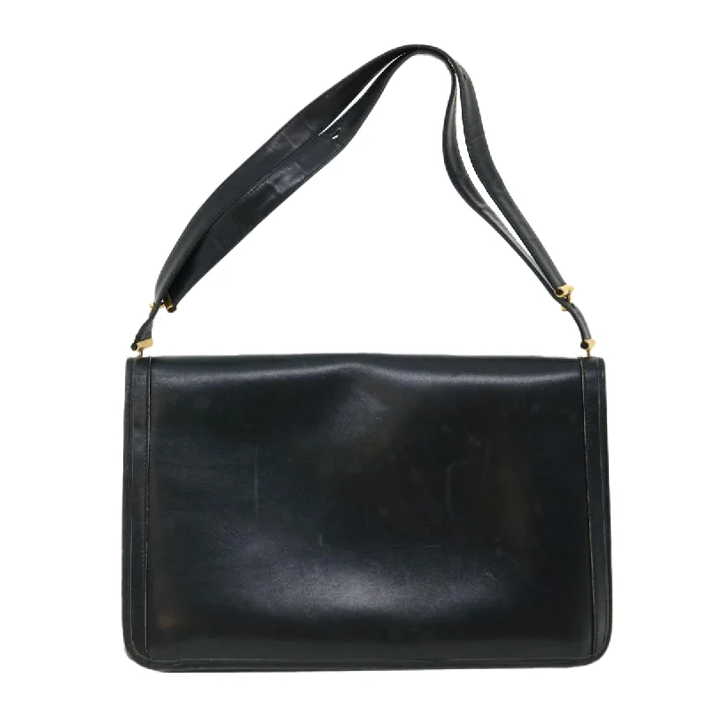 Fashion - forward Christian Dior tote bags for the modern womanCHRISTIAN DIOR Shoulder Bag Leather Navy Auth rd2984