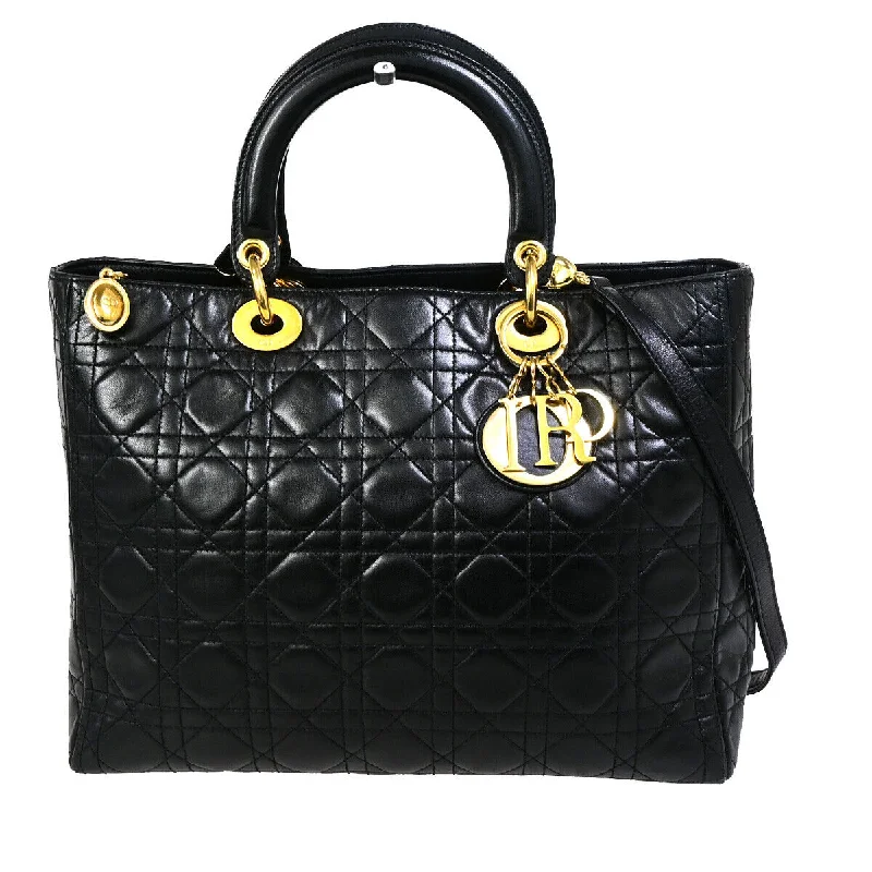 Christian Dior Saddle bags with a patent leather finish for a shiny lookDior Lady Dior Handbag