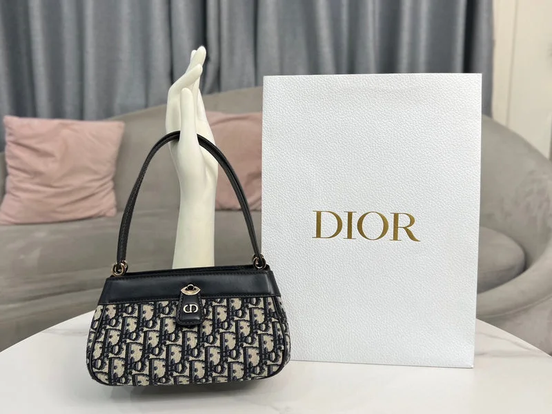 Christian Dior handbags with a snap - button closure and a decorative bucklemakbags - Dior Bags - 1171